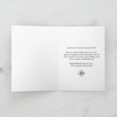 Logo Fun Zwart Wit Kat Zonnebrillen Party Verjaard Kaart (Binnen)