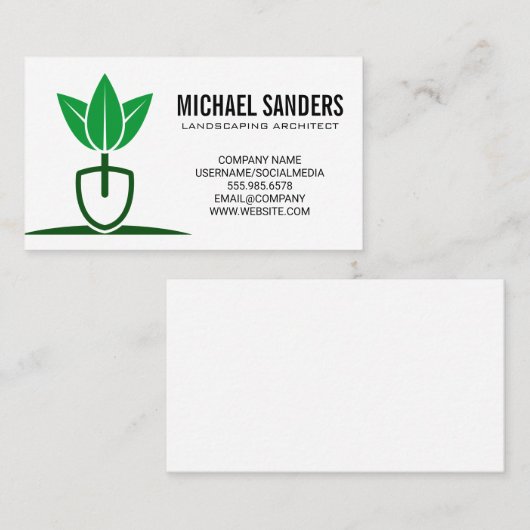 Logo | Gardening Visitekaartje (Voorkant / Achterkant)
