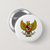 logo garuda ronde button 5,7 cm (Voorkant /achterkant)