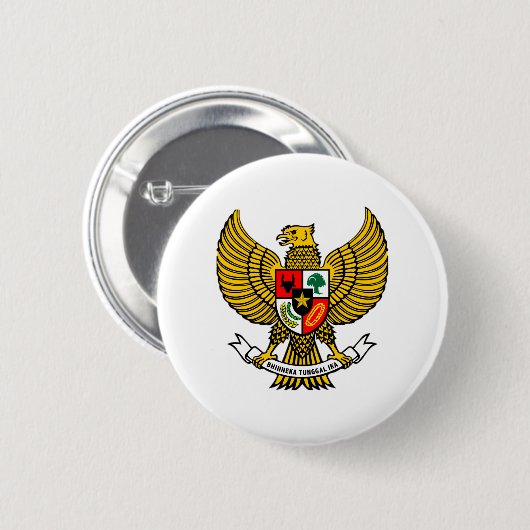 logo garuda ronde button 5,7 cm (Voorkant /achterkant)