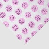 Logo gedrukte Creëer uw eigen merk Tissuepapier (Detail)