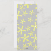 Logo Geel Geel Eenvoudig Floral menu (Achterkant)