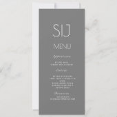 Logo Geel Geel Eenvoudig Floral menu (Voorkant)