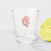 Logo geïnspireerd door Daredevil Shot Glas (Achterkant)