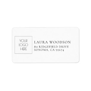 Logo Gepersonaliseerd adreslabel Etiket