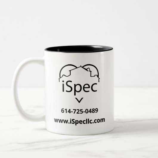 Logo Gepersonaliseerde 11 oz Tweekleurige Koffiemok (Links)