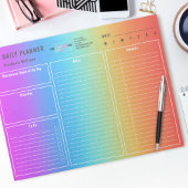 Logo Gepersonaliseerde ongedateerde dagelijkse pla Notitieblok