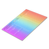 Logo Gepersonaliseerde ongedateerde dagelijkse pla Notitieblok (Schuin)