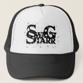 Logo Geplaatste Verf Pet Wit/Zwart (Voorkant)