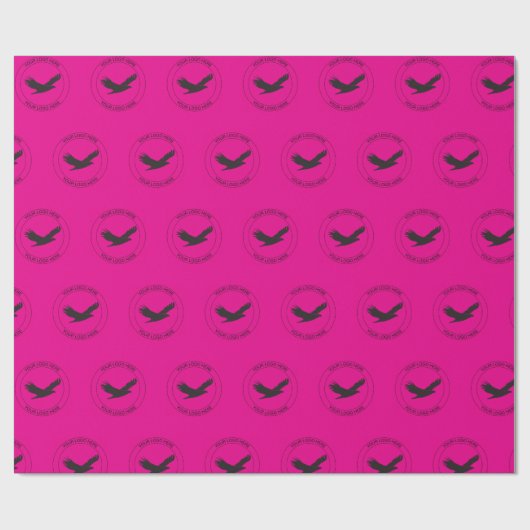 logo geschenk cadeau uw bedrijf cadeau verpakking  cadeaupapier (Vlak)