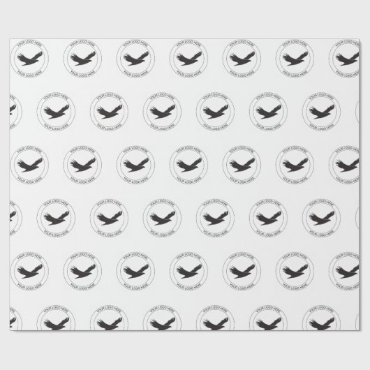 logo geschenk cadeau uw bedrijf cadeau verpakking cadeaupapier (Vlak)