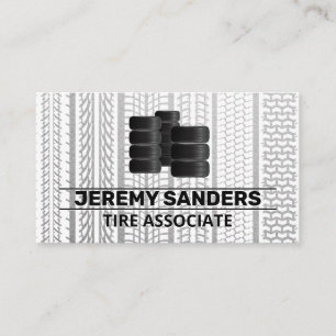 Logo gestapelde banden Bandmerken Visitekaartje