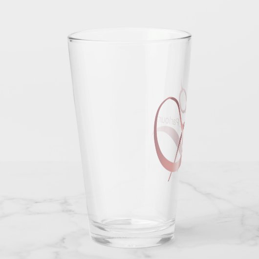 Logo Glass for Be. Parlor. Glas (Rechts)