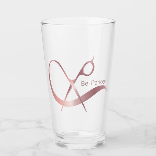 Logo Glass for Be. Parlor. Glas (Voorkant)