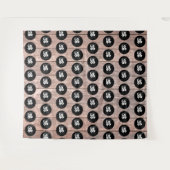 Logo Glitter Hout Step en Repeat Foto Achtergrond Wandkleed (Voorkant (horizontaal))