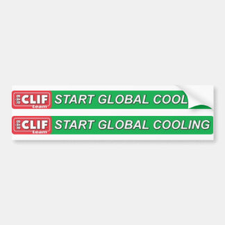 Logo Global Cooling Top Tube starten Bumpersticker