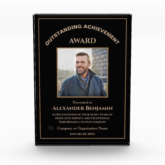 Logo Gold Award voor werknemers Fotoblokken (Voorkant)