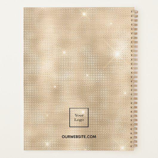 Logo Gold Naam Bedrijf Planner (Achterkant)