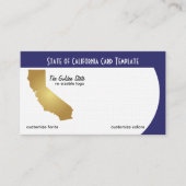 Logo Golden State of California Visitekaartje (Voorkant)