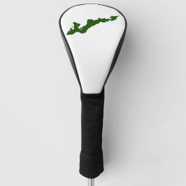 Logo Golf Club-Hoesje voor vissers - Groen Golfheadcover