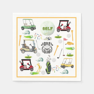 Logo Golf Club League Toernooi Servet