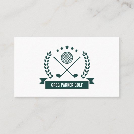 Logo | Golf Pro of Instructor Visitekaartje (Voorkant)