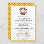 Logo Golfclub Damescompetitie Toernooi  Kaart (Voorkant / Achterkant)