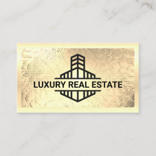 Logo Goud metaal Visitekaartje
