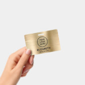 Logo Gouden Naam Badge (Handheld)