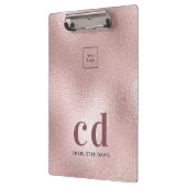 Logo goudmonogram initiaal klembord (Links)