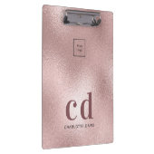 Logo goudmonogram initiaal klembord (Rechts)