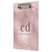 Logo goudmonogram initiaal klembord (Links)