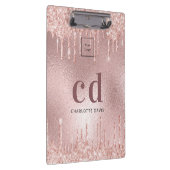 Logo goudmonogram initiaal klembord (Rechts)