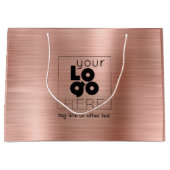 Logo goudpapier in penseel Roos Groot Cadeauzakje (Voorkant)