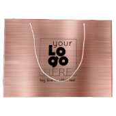 Logo goudpapier in penseel Roos Groot Cadeauzakje (Achterkant)