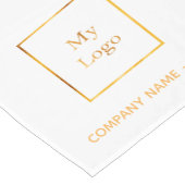 Logo goudsalon korte tafelloper (Hoek)