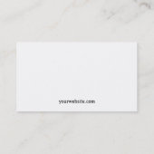 Logo Grasmaaier, Professionele Grasmaaien Visitekaartje (Achterkant)