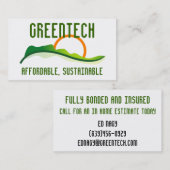 Logo - Green Sunrise Visitekaartje (Voorkant / Achterkant)