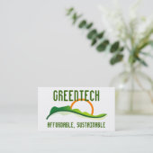 Logo - Green Sunrise Visitekaartje (Staand voorkant)