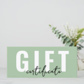 Logo Groen Ciftcertificaat Voucher (Staand voorkant)