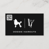 Logo | Grooming | QR-scancode Visitekaartje (Voorkant)