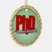 LOGO GROTE RODE PhD DOCTOR VAN FILOSOFIE Keramisch Ornament (Rechts)