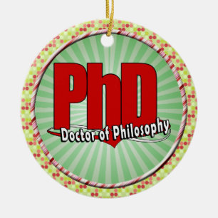 LOGO GROTE RODE PhD DOCTOR VAN FILOSOFIE Keramisch Ornament