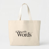 Logo Grote Tote Bag (Voorkant)