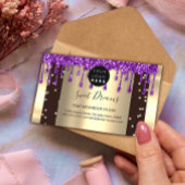 Logo Hair Makeup Nails Drift SPA QR Code Drives Visitekaartje