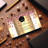 Logo Hair Makeup Nails Drift SPA QR Code White Visitekaartje