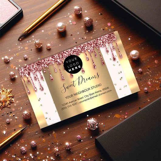 Logo Hair Makeup Nails Drift SPA QR Code White Visitekaartje