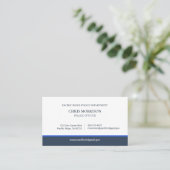 Logo handhavings QR-code politieagent  Visitekaartje (Staand voorkant)