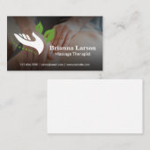 Logo Handmassagetherapeut | Gezondheid Visitekaartje (Voorkant / Achterkant)