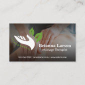 Logo Handmassagetherapeut | Gezondheid Visitekaartje (Voorkant)